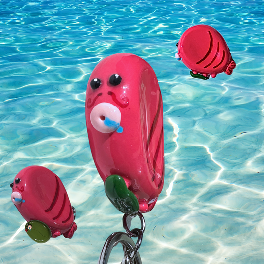 Mr. Prawn Worry Stone