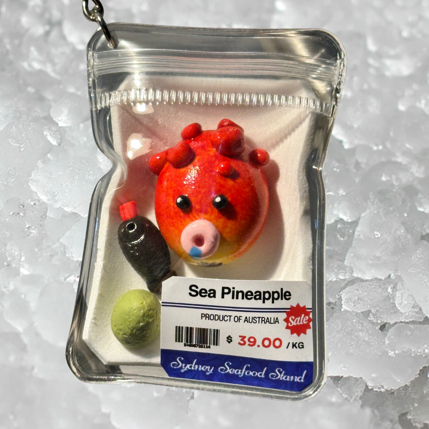 Sea Pineapple Keychain