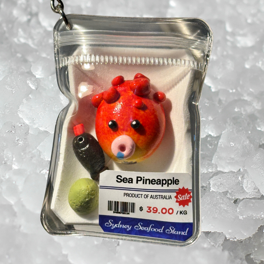 Sea Pineapple Keychain