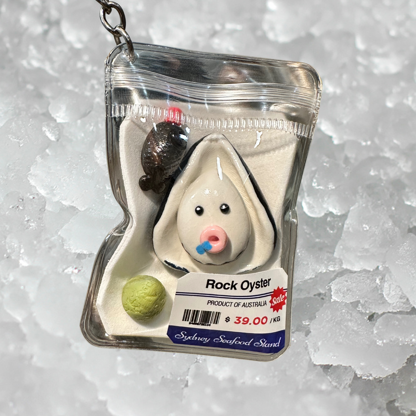 Sydney Rock Oyster Keychain