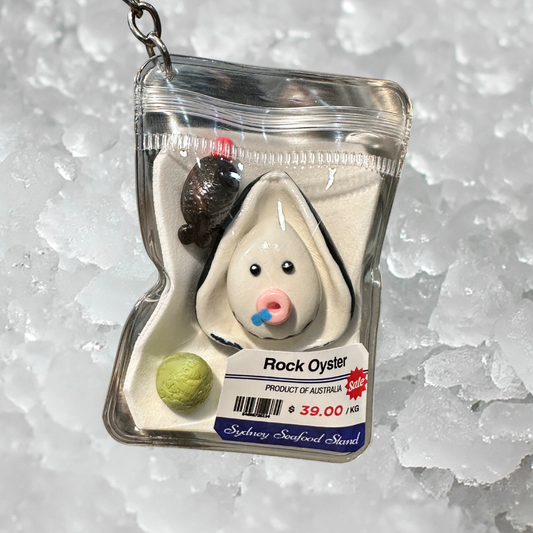 Sydney Rock Oyster Keychain