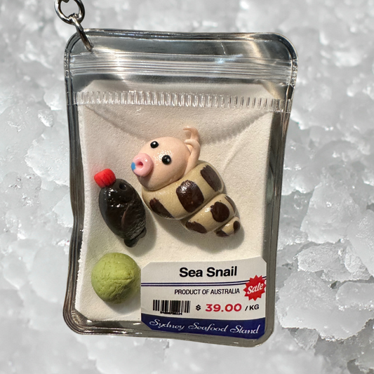 Sea Snail Keychain