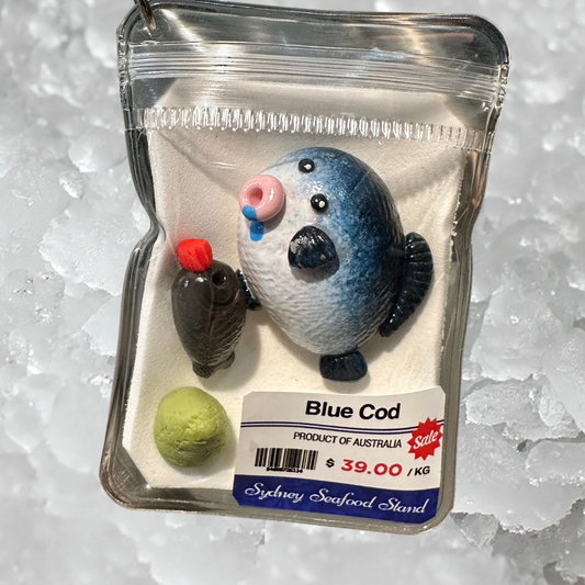 Blue Cod Keychain